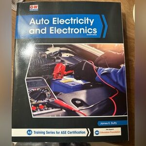 James E. Duffy
Auto Electricity and Electronics 
Seventh edition NEW